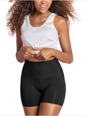 Leonisa Women's Moderate Compression High-Waisted Shaper Slip Shorts 012925 -